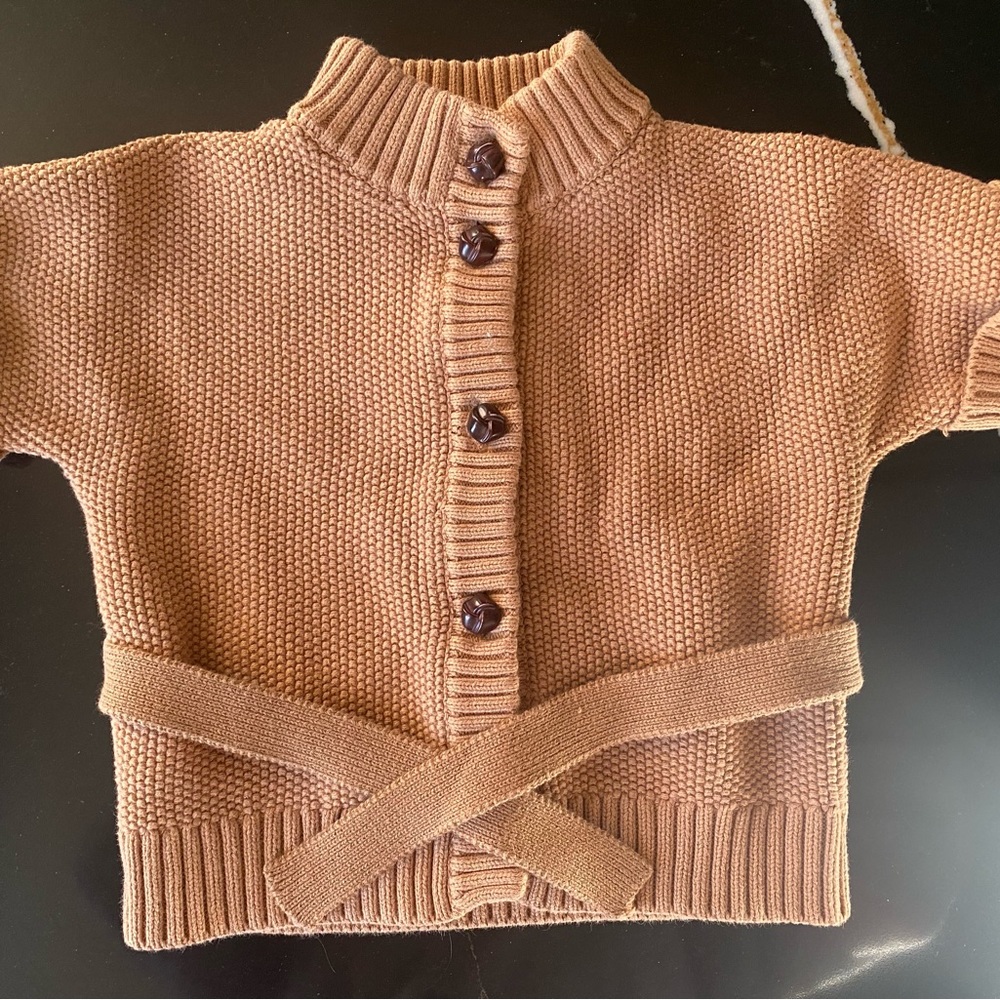 Janie and Jack Textured Sweater Jacket - Girl